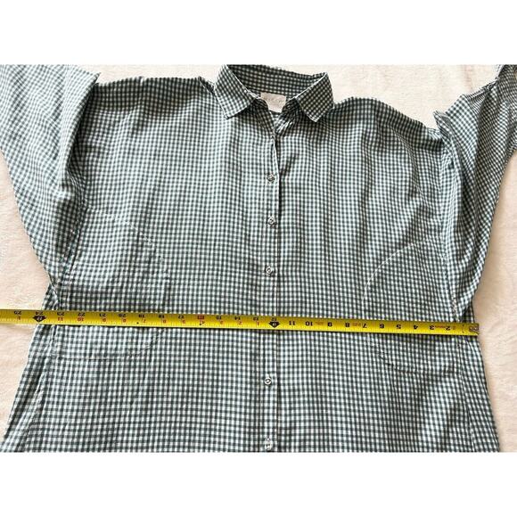 Mirth Hand Made Collection Kyoto House Dress Size Small In Jasper Gingham - Picture 11 of 12